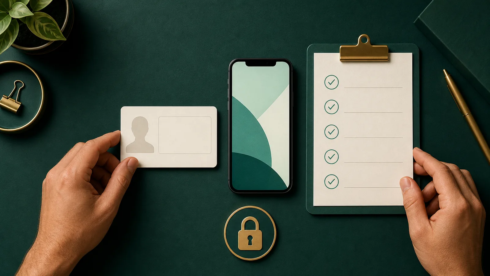 Lista de cadastro com celular e dados pessoais representados sem informações legíveis